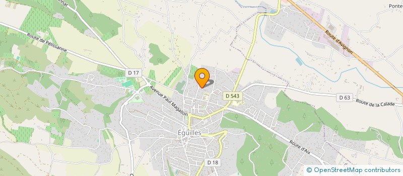 localisation de l'entreprise HYE ET MANGINI  EGUILLES