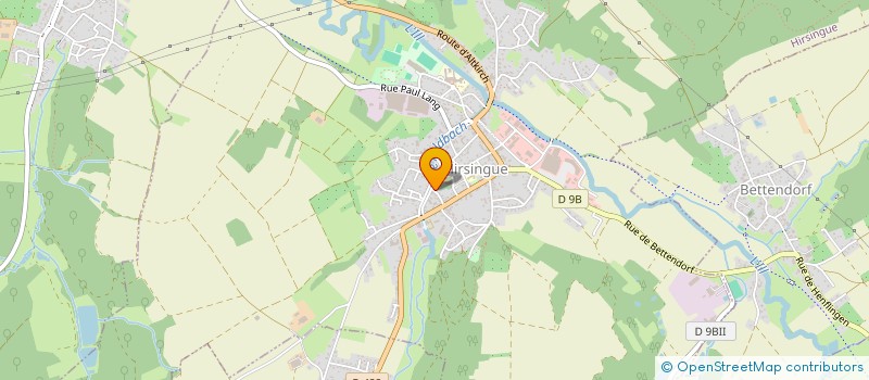 localisation de l'entreprise HYENE  HIRSINGUE