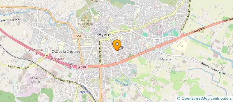 localisation de l'entreprise HYERES AUTO MARKET  HYERES