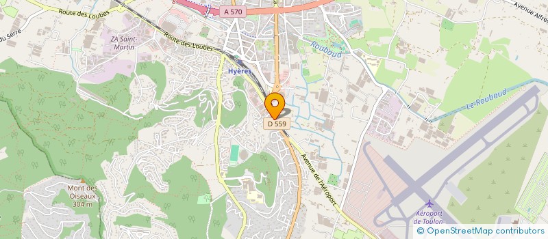 localisation de l'entreprise HYERES ELECTRICITE ET AUTOMATISME à HYERES