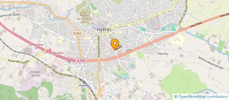 localisation de l'entreprise HYERES JEUX VIDEO MANGAS à HYERES