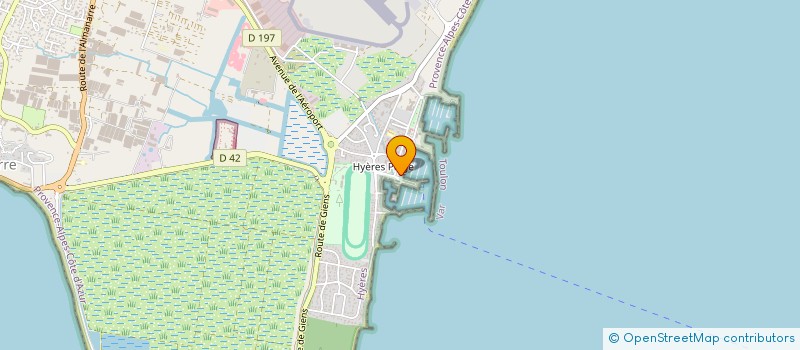 localisation de l'entreprise HYERES KITESURF ASSOCIATION à HYERES