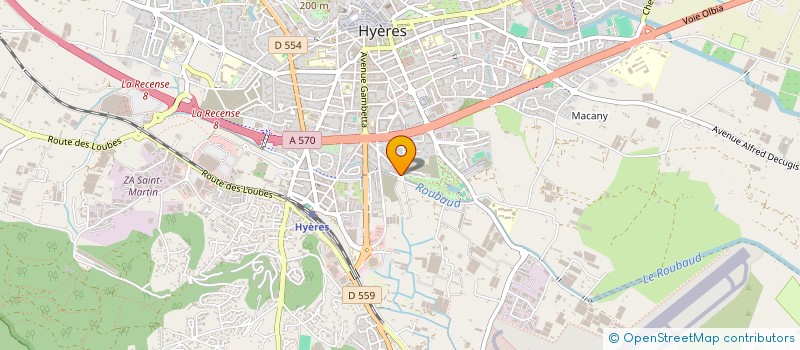 localisation de l'entreprise HYERES SERVIPORT à HYERES