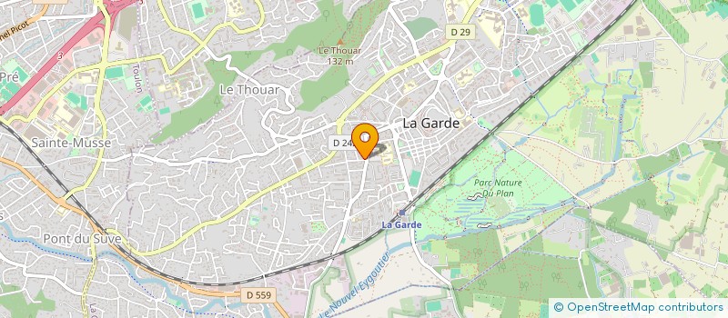 localisation de l'entreprise HYERES VICTORIA INVESTISSEMENTS à LA GARDE