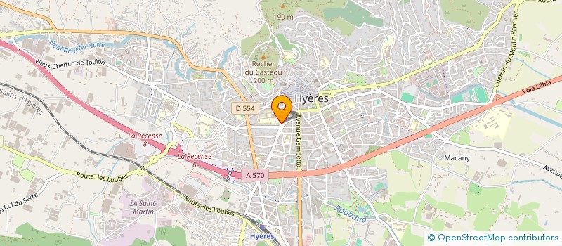 localisation de l'entreprise HYEROISE SECURITE  HYERES