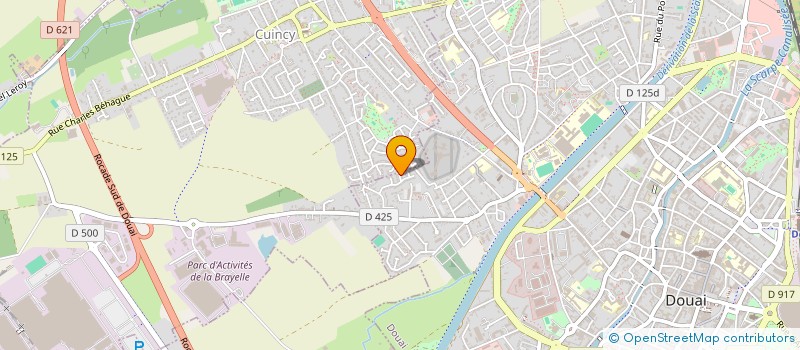 localisation de l'entreprise HYF à DOUAI
