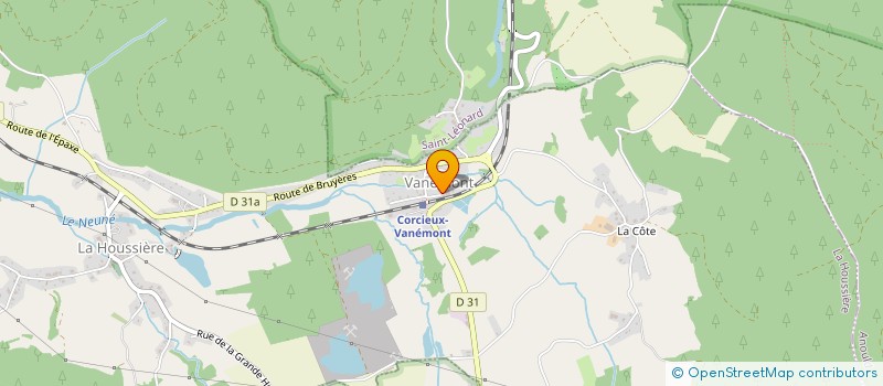 localisation de l'entreprise HYG N'CO à LA HOUSSIERE