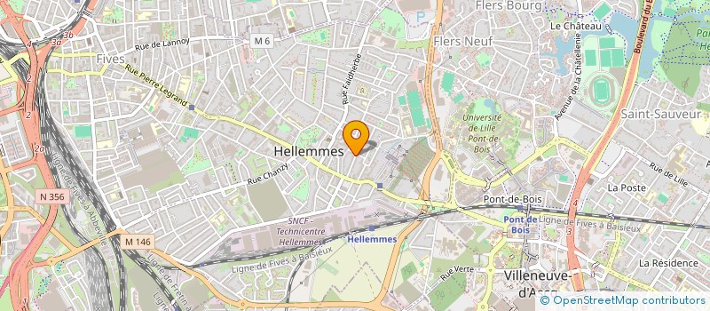 localisation de l'entreprise HYGAS à LILLE