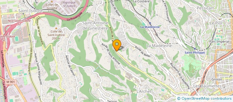 localisation de l'entreprise HYGEDIF à NICE
