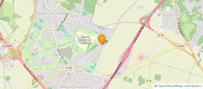 localisation de l'entreprise HYGEE  BAILLY-ROMAINVILLIERS