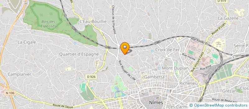 localisation de l'entreprise HYGEE à NIMES
