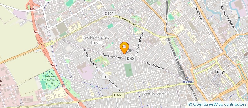 localisation de l'entreprise HYGEE  LES NOES-PRES-TROYES