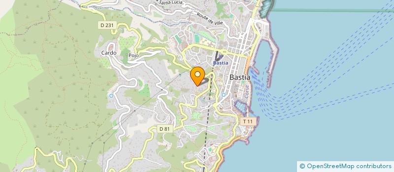 localisation de l'entreprise HYGEE à BASTIA