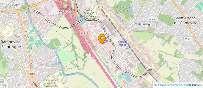 localisation de l'entreprise HYGEE FRANCE  LABEGE