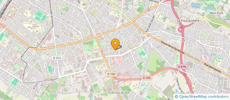 localisation de l'entreprise HYGEE NETTOYAGE à ANGERS