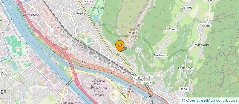 localisation de l'entreprise HYGEE TECH  SAINT-MARTIN-LE-VINOUX