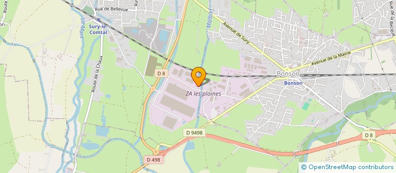 localisation de l'entreprise HYGEEMED  SURY-LE-COMTAL