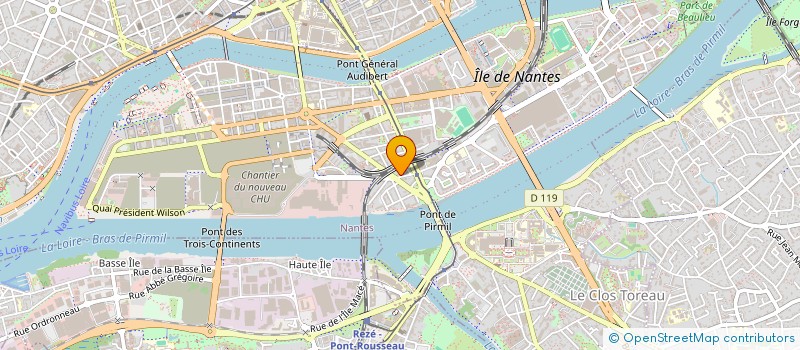 localisation de l'entreprise HYGENIE à NANTES