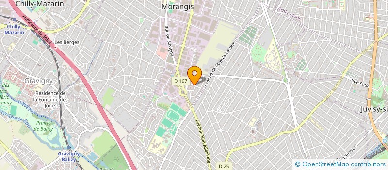 localisation de l'entreprise HYGGE à MORANGIS