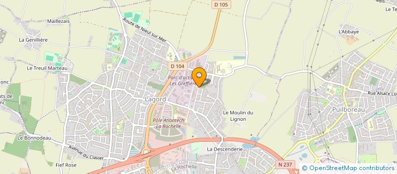 localisation de l'entreprise HYGGE  LAGORD