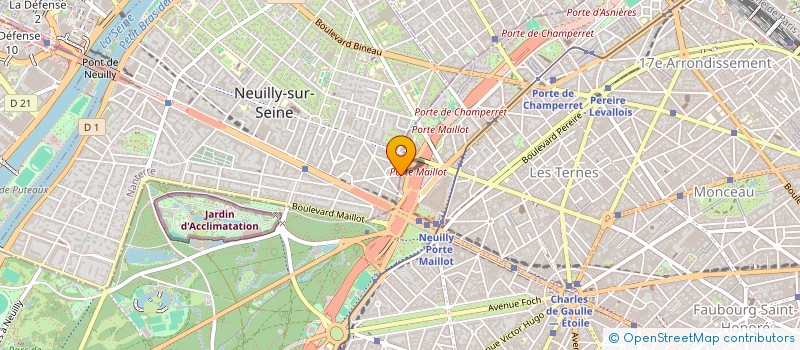 localisation de l'entreprise HYGGIE SERVICES à NEUILLY-SUR-SEINE