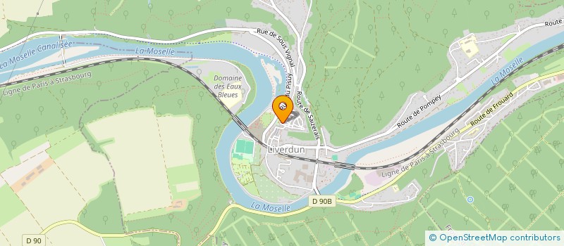 localisation de l'entreprise HYGI EMBALL à LIVERDUN