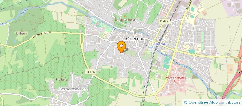 localisation de l'entreprise HYGIA 2000 à OBERNAI
