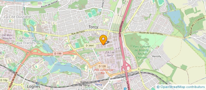 localisation de l'entreprise HYGIA à TORCY