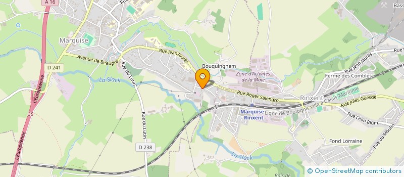 localisation de l'entreprise HYGIA DIFFUSION  MARQUISE