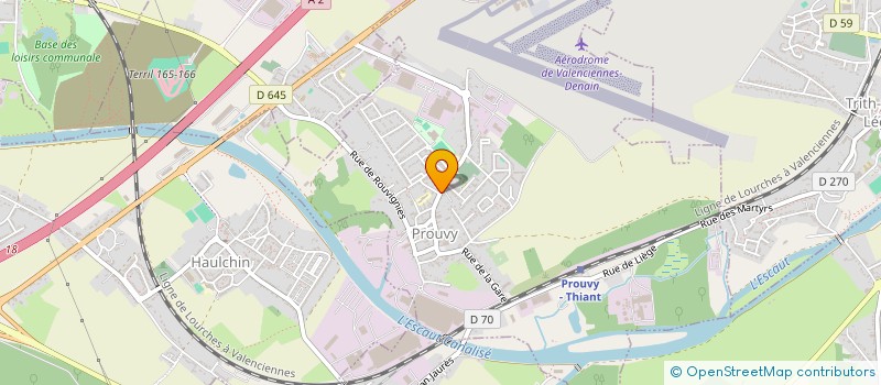 localisation de l'entreprise HYGIA SERVICE à PROUVY