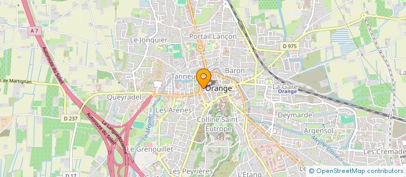localisation de l'entreprise HYGIAFORM MINCEUR à ORANGE