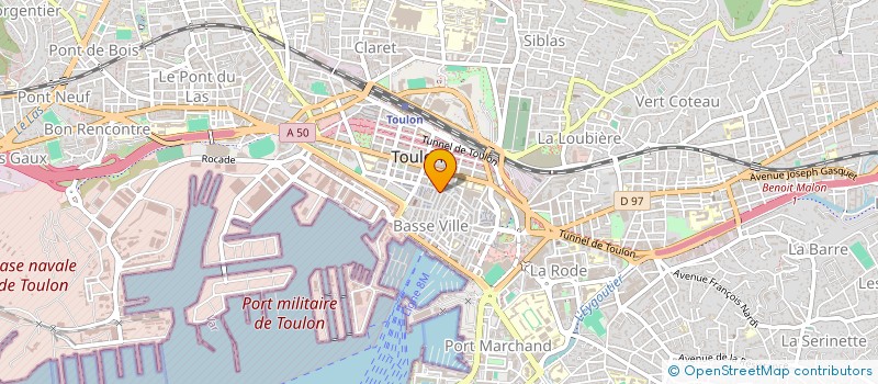 localisation de l'entreprise HYGIAFORM OPERA à TOULON