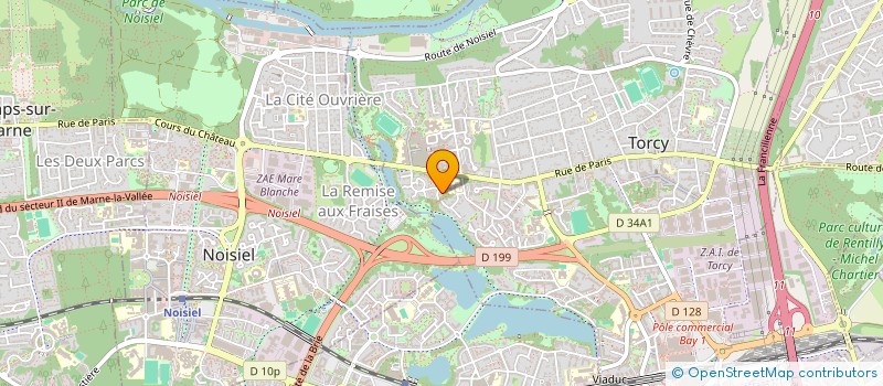 localisation de l'entreprise HYGIE-CARE  TORCY