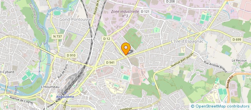 localisation de l'entreprise HYGIE CARS  L'ISLE-D'ESPAGNAC