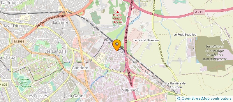 localisation de l'entreprise HYGIE CLIN INNOVATION  CLERMONT-FERRAND