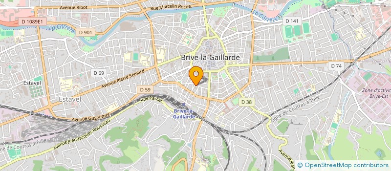 localisation de l'entreprise HYGIE D'OR  BRIVE-LA-GAILLARDE