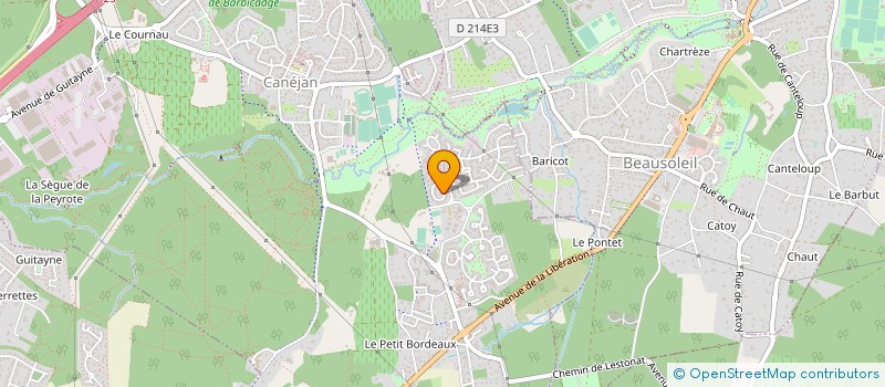 localisation de l'entreprise HYGIE DES PINS à CANEJAN