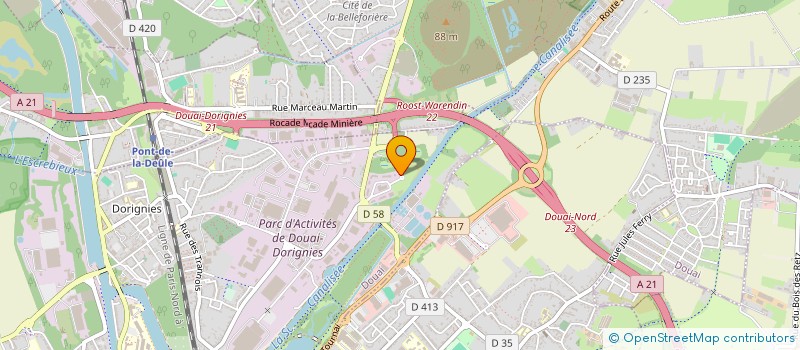 localisation de l'entreprise HYGIE MEDICAL HAUTS DE FRANCE  DOUAI