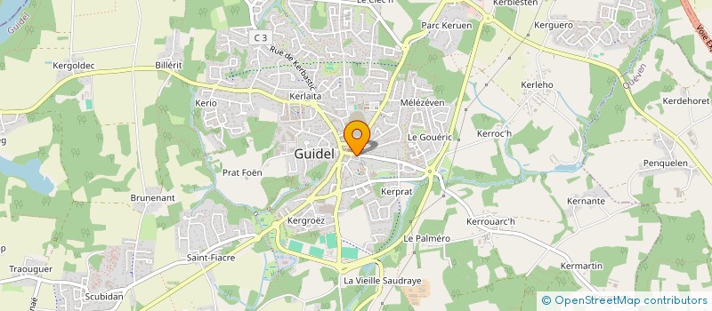 localisation de l'entreprise HYGIE NUTRITION à GUIDEL