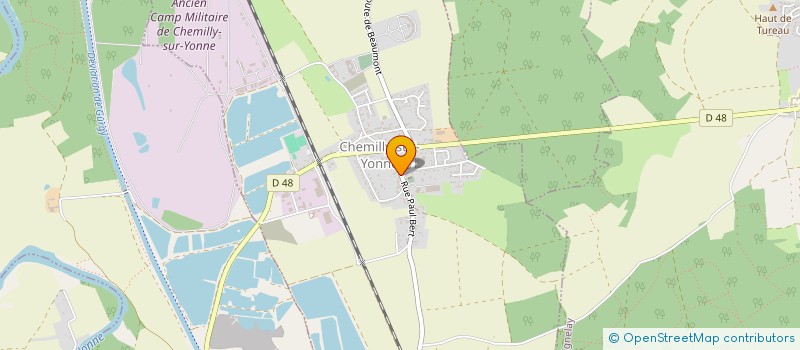 localisation de l'entreprise HYGIE-PRISMA  CHEMILLY-SUR-YONNE