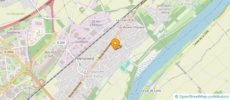 localisation de l'entreprise HYGIE SANTE  LA CHAUSSEE-SAINT-VICTOR