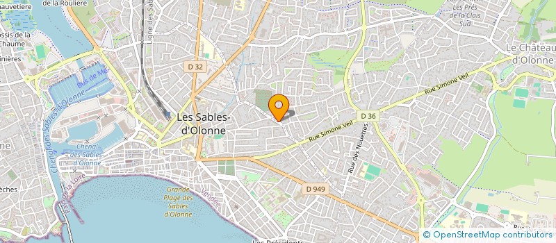 localisation de l'entreprise HYGIE TMS à LES SABLES-D'OLONNE