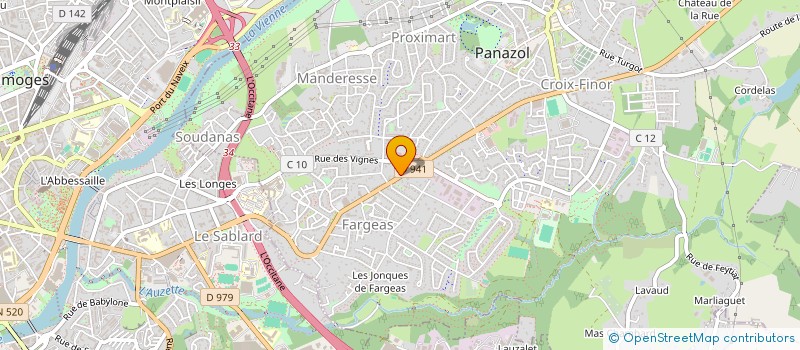 localisation de l'entreprise HYGIELIM à PANAZOL