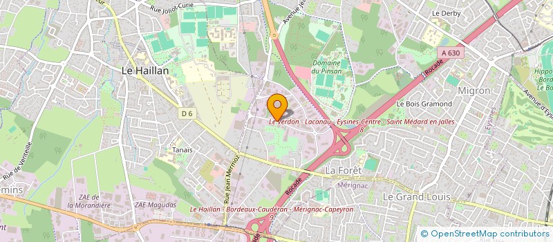 localisation de l'entreprise HYGIEMAT  EYSINES