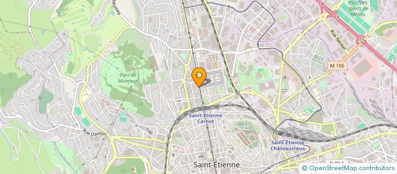 localisation de l'entreprise HYGIENA SANTE à SAINT-ETIENNE