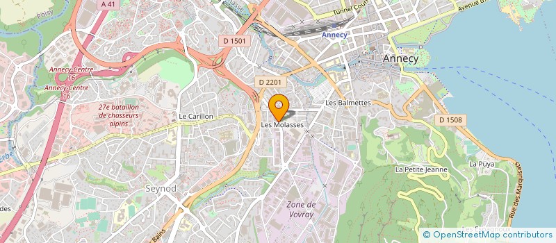 localisation de l'entreprise HYGIENE + à ANNECY