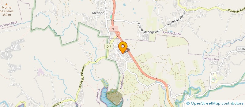 localisation de l'entreprise HYGIENE CARAIBE AGRO  SAINTE-LUCE