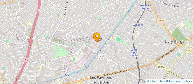 localisation de l'entreprise HYGIENE CITY  LES PAVILLONS-SOUS-BOIS