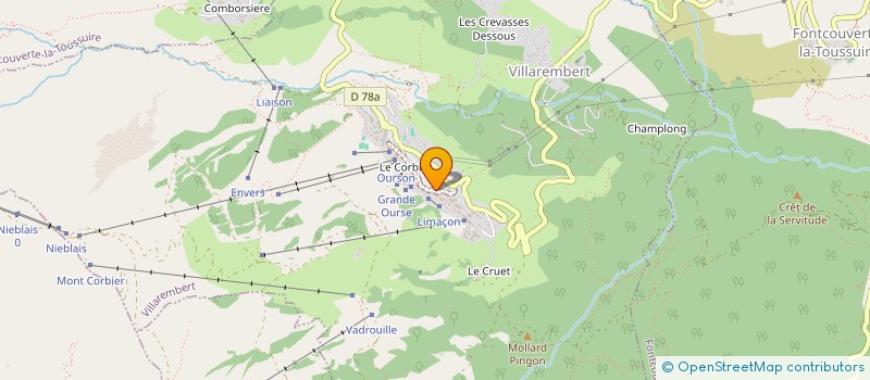 localisation de l'entreprise HYGIENE CONFORT SERVICES  VILLAREMBERT