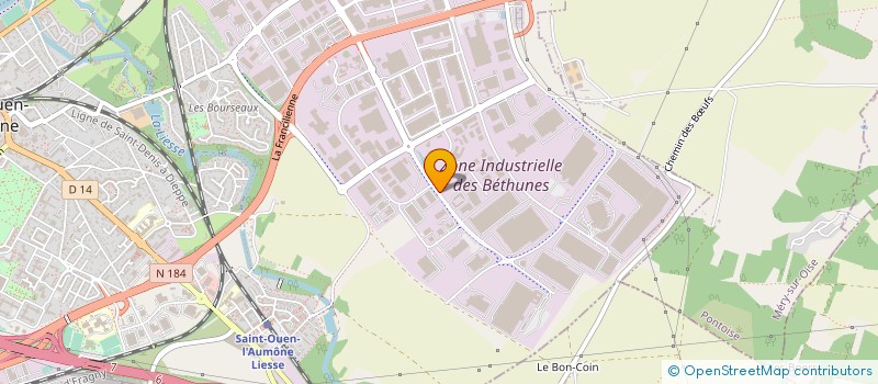 localisation de l'entreprise HYGIENE DIFFUSION à SAINT-OUEN-L'AUMONE